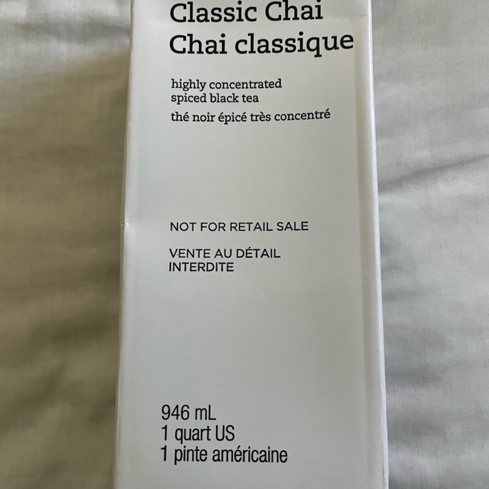 Starbucks Classic Chai Concentrate